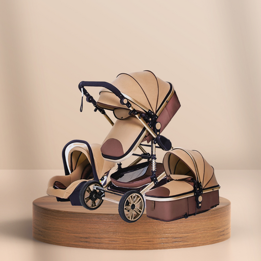 3-in-1 Kinderwagen – Multifunktional, sicher & komfortabel