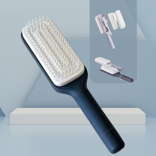 Selbstreinigende Haarbürste – Antistatisch & mit Massage-Airbag