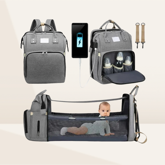 LullabyBag - 2 in 1 Wickeltasche mit integriertem BabyBett